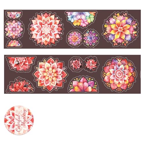 1 Roll Blumenaufkleber Haustierkleber Blumen Ästhetischer Aufkleber Wasserdichte Dekorative Aufkleber Für Scrapbook Journal Card Dekoratives Zehntenband 1 Roll Blumenaufkleber Haustierkleber Blumen Ästhetischer Aufkleber Wasserdichte Dekorative Aufkleber Für Scrapbook Journal Card Dekoratives Zehntenband von Wdbild