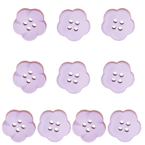 10 PCs Harzknopf 4-Loch Knöpfe Blumenformknöpfe Farbenfrohe Knöpfe Geeignet Für Nähen Von Handwerksdekoration 10 PCs Harzknopf 4-Loch Knöpfe Blumenformknöpfe Farbenfrohe Knöpfe Geeignet Für Nähen Von Handwerksdekoration von Wdbild
