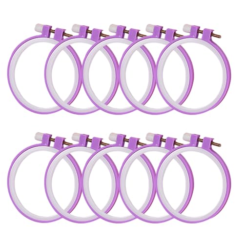 10 PCs Runde Stickereien Verstellbare Kreuze Nähte Hoop Stickereien Rahmen Nähwerkzeug Für Handwerksliebhaber 10 PCs Runde Stickereien Verstellbare Kreuze Nähte Hoop Stickereien Rahmen Nähwerkzeug Für Handwerksliebhaber von Wdbild