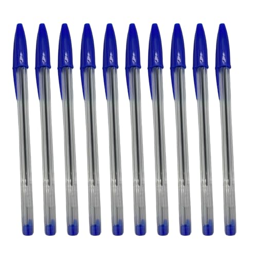 10pcs Kugelschreiber Stifte Mit 1 0 Mm Spitze Leichtgewicht Ergonomisch Schwarz Rote Oder Blaue Tinten Für Studenten Büroangestellte Glatte Schreibstifte von Wdbild