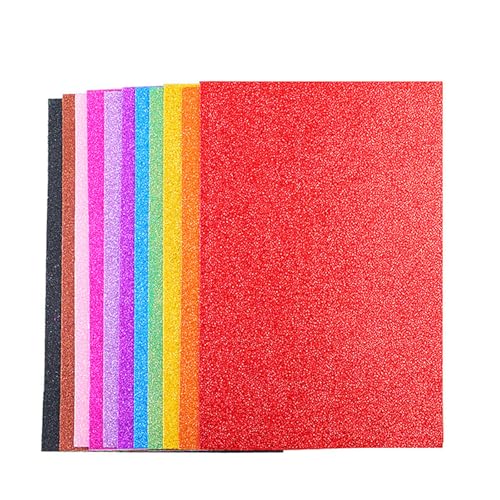 10pcs Mehrfarbig Schimmerndes Schwammkarton 2mm Dicke Klebstoff Schaumpapier Für Scrapbooking Kartenherstellung Verpackungsfolienpapier Klassenzimmerversorgungen von Wdbild