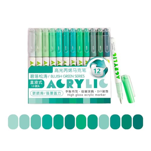 12 Count Flüssiggefüllte Highlighter Acrylfarbe Stift Dunklen Ergonomischen Design Für Künstler Hochsesibilität Zeichnung Stift Leuchtet 12 Count Flüssiggefüllte Highlighter Acrylfarbe Stift Dunklen Ergonomischen Design Für Künstler Hochsesibilität Zeichnung Stift Leuchtet von Wdbild