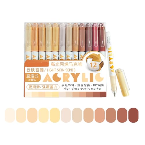 12 Count Flüssiggefüllte Highlighter Acrylfarbe Stift Dunklen Ergonomischen Design Für Künstler Hochsesibilität Zeichnung Stift Leuchtet 12 Count Flüssiggefüllte Highlighter Acrylfarbe Stift Dunklen Ergonomischen Design Für Künstler Hochsesibilität Zeichnung Stift Leuchtet von Wdbild