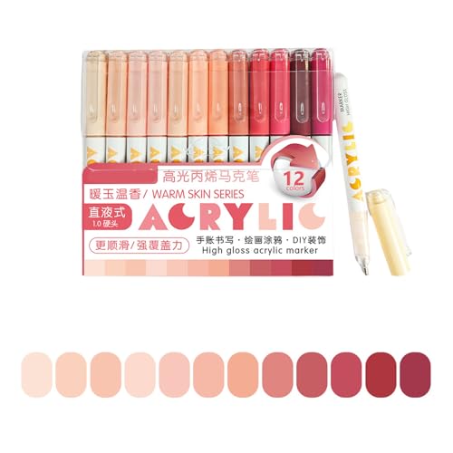 12 Count Flüssiggefüllte Highlighter Acrylfarbe Stift Dunklen Ergonomischen Design Für Künstler Hochsesibilität Zeichnung Stift Leuchtet 12 Count Flüssiggefüllte Highlighter Acrylfarbe Stift Dunklen Ergonomischen Design Für Künstler Hochsesibilität Zeichnung Stift Leuchtet von Wdbild