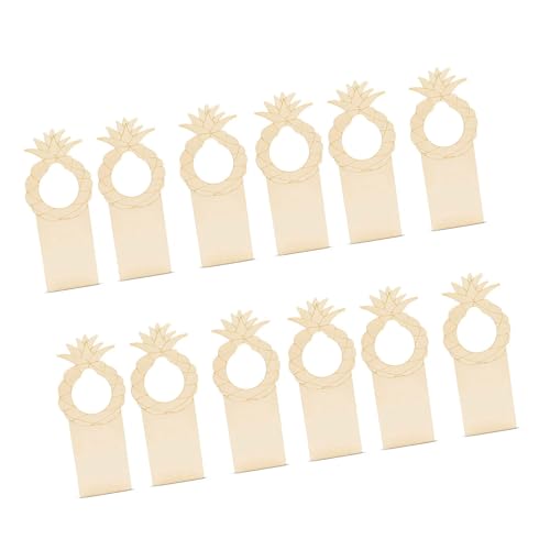 12pcs Holztürbügel Unvollendete Holztürknauf Schilde 3.54x9.45 Zoll Unfertige Kleiderbügel Schild Für Kunsthandwerk von Wdbild