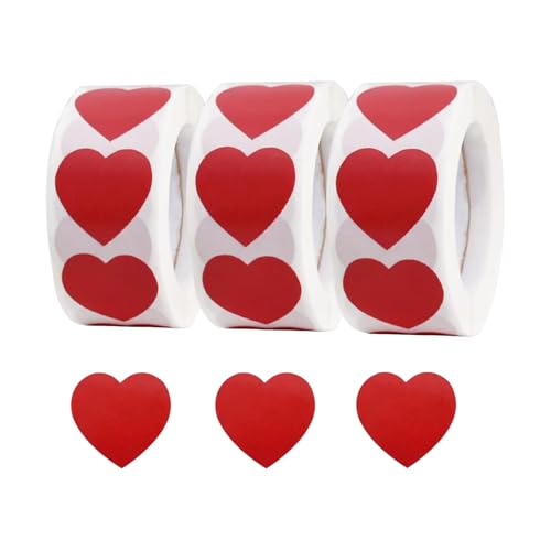 1500 Counts Valentinstag Herzaufkleber 25mm Selbstkleberpackungsetiketten Für Hochzeitstag Valentines Dekoration 1500 Counts Valentinstag Herzaufkleber 25mm Selbstkleberpackungsetiketten Für Hochzeitstag Valentines Dekoration von Wdbild
