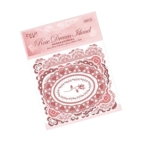 20 Blätter Landschaftsaufkleber Stationery Sticker Scrapbook Sticker Dekorationsaufkleber Für Photocards Journal Dekoration von Wdbild