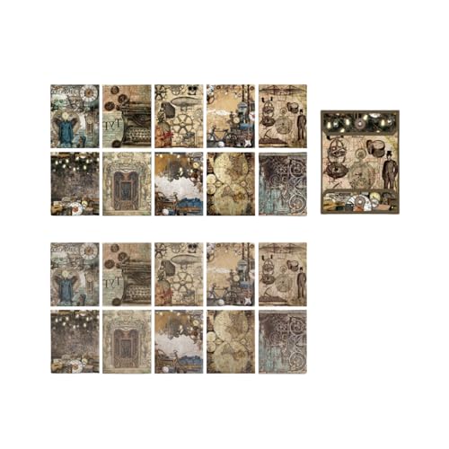 20 Blätter Scrapbooking Paper Dekorative Retro Ästhetikaufkleber Für Scrapbooking Journal Bilderrahmen Telefon Hülle Basteljournalierpapierblätter 20 Blätter Scrapbooking Paper Dekorative Retro Ästhetikaufkleber Für Scrapbooking Journal Bilderrahmen Telefon Hülle Basteljournalierpapierblätter von Wdbild