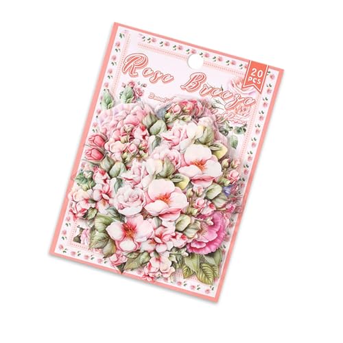 20pcs Pflanzenblatt Blumenaufkleber Wasserfestes Haustier Dekoration Für Scrapbooking Journal Phone Case Laptop Gitarren Haustierhandwerk von Wdbild