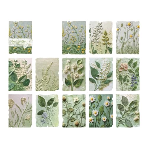 23 Bosets Geprägte Blumenblattpapier Strukturierte Dekorationsblätter Für Scrapbooking Journal Card Machen Handgefertigte Einladungsanlage Faserpapier 23 Bosets Geprägte Blumenblattpapier Strukturierte Dekorationsblätter Für Scrapbooking Journal Card Machen Handgefertigte Einladungsanlage Faserpapier von Wdbild