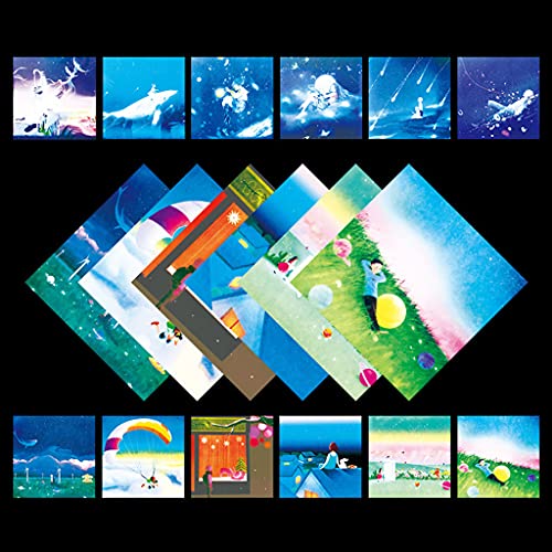 250pcs Farbenfrohe Papier (15 Stile) 6x6 Zoll Doppelseitig Blätter Quadrate Handwerksklapppapier von Wdbild