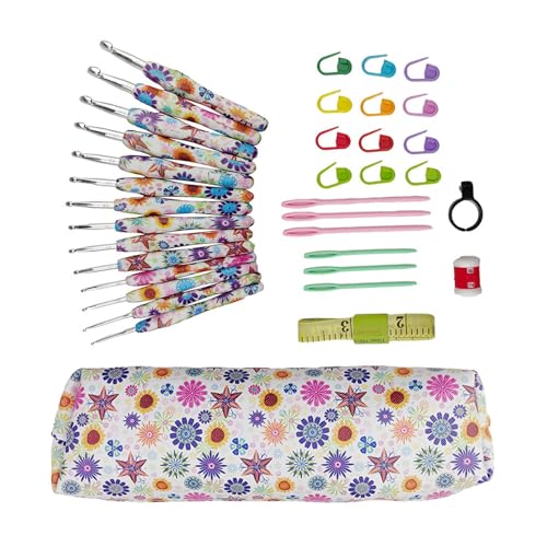 2mm-10mm Häkelhaken Set Ergonomische Häkelnadel Langknickende Nadelhäkchen Kits Stricken Kunstwerkzeug Für Frau 2mm-10mm Häkelhaken Set Ergonomische Häkelnadel Langknickende Nadelhäkchen Kits Stricken Kunstwerkzeug Für Frau von Wdbild