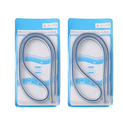 2pcs Flexibles Messband Soft PVC Messung Herrscher Mode Designing Lineal Für Kleidungsmuster Zur Schneiderung 2pcs Flexibles Messband Soft PVC Messung Herrscher Mode Designing Lineal Für Kleidungsmuster Zur Schneiderung von Wdbild