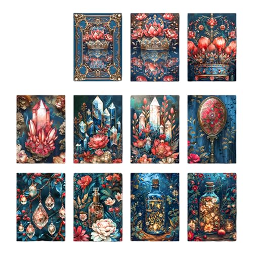 30pieces Antique Scrapbooking Paper 10x14cm Hintergrunddekorationspapier Für Craft Journal Notebook Foto Album Verpackung Scrapbooking Supplies Journale von Wdbild