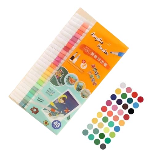 36/48/60 Farben Schnelltrocknen Acrylmarkierungen Stift Zeichnen Malerei Malvorlagen Für Kinder Marker Graffiti Marker Art Supplies 36/48/60 Farben Schnelltrocknen Acrylmarkierungen Stift Zeichnen Malerei Malvorlagen Für Kinder Marker Graffiti Marker Art Supplies von Wdbild