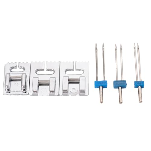 3PCS Twin Nadel Set Mit Pintuck Pressefuß Für Haushaltsnähmaschinen 2/90 3/90 4/90 Nähmaschinen Twin Nadel 3PCS Twin Nadel Set Mit Pintuck Pressefuß Für Haushaltsnähmaschinen 2/90 3/90 4/90 Nähmaschinen Twin Nadel von Wdbild
