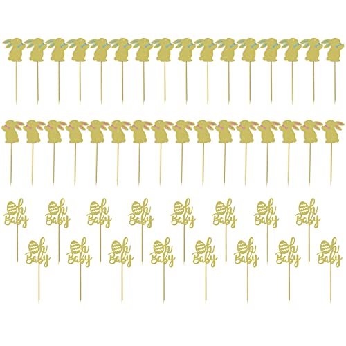 48pcs Kaninchenkuchen Kaninchen Form Für Kid Boy Girl Geburtstag Party Lieferungen Osterparty Dekorationen 48pcs Kaninchenkuchen Kaninchen Form Für Kid Boy Girl Geburtstag Party Lieferungen Osterparty Dekorationen von Wdbild