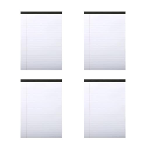 4PCS Buchstabengröße Notizbücher Farbenfrohe Notizbilder 50 Blätter Für Jedes Pad Für Notiz Übernehmen Planungsschule Büroversorgungsbriefgröße Farbig Notizblock von Wdbild