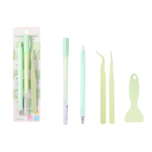 4PCS Mehrzwecke Scrapbooking Handwerkstool Enthält Kleber Applikator Spatel Ceramic Cutter Und Pinzetten Für Kunsthandwerksklebstoffkontrollwerkzeug von Wdbild
