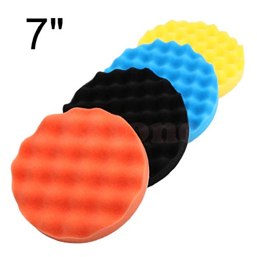 4pcs 7 Zoll Buffing Polishing Schwamm Pads Für Autopolierpuffer 4pcs 7 Zoll Buffing Polishing Schwamm Pads Für Autopolierpuffer von Wdbild
