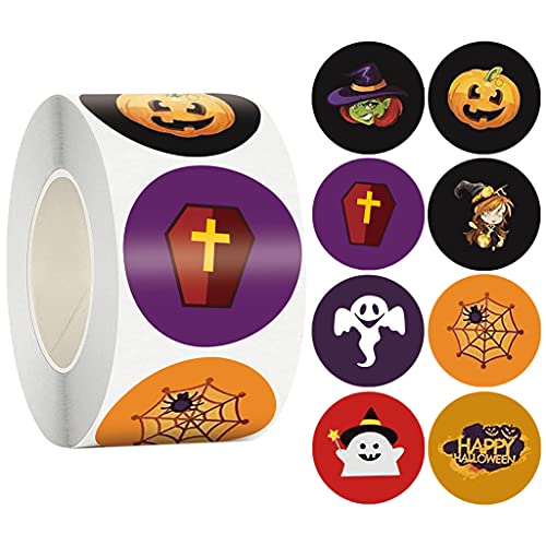 500pcs/Roll Happy Halloween Sticker Etiketten 8 Designs Geister Dekorative Umschlagdichtungen Aufkleber Für Karten Geschenk 500pcs/Roll Happy Halloween Sticker Etiketten 8 Designs Geister Dekorative Umschlagdichtungen Aufkleber Für Karten Geschenk von Wdbild