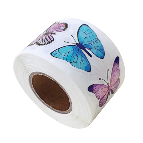 500pcs Butterfly Blumenaufkleber Für Kunsthandwerk Scrapbooking Journal Album Praping Adhäsive Papierpapier Label Kleber von Wdbild