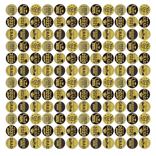500pcs Klasse Von 2025 Abschlussaufkleber 25mm Dichtungsaufkleberkleber Etiketten Für Die Versiegelungskarten Kleidung Dekoration Wickeletiketten von Wdbild
