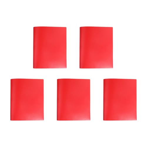 5pcs Buchstabengröße Ordner Mit 2 Taschen Und 3 Taschen Dokumentenorganisator Zwei Taschenordner Mit Zinken Für Schulbüro Dokumentbeutel von Wdbild