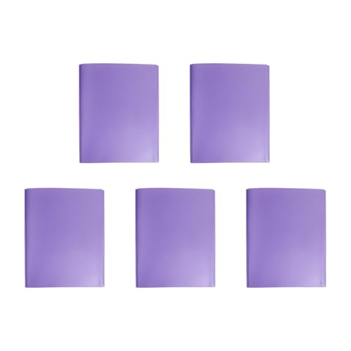 5pcs Buchstabengröße Ordner Mit 2 Taschen Und 3 Taschen Dokumentenorganisator Zwei Taschenordner Mit Zinken Für Schulbüro Dokumentbeutel von Wdbild