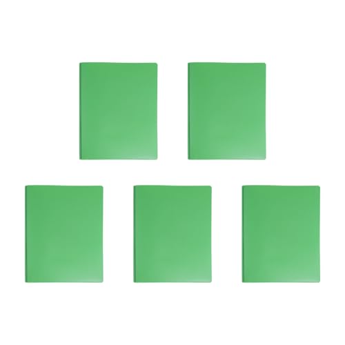 5pcs Buchstabengröße Ordner Mit 2 Taschen Und 3 Taschen Dokumentenorganisator Zwei Taschenordner Mit Zinken Für Schulbüro Dokumentbeutel von Wdbild