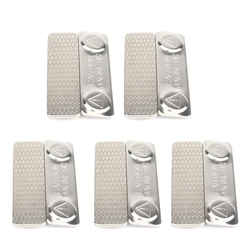 5pieces Magnetisch Name Abzeichenhalter Für Business Uniformen Jacken Revers Shirt Water Resistant Etikett Magnete Fastener Magnetmagnetbeamter Befestigungselemente von Wdbild