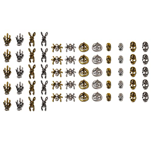 60pcs 3d Halloween Art Charms Vintage Skeleton Nagel Charms Schädel Mit Strasssteinen Für Nagel Tipps Kunsthandwerk 60pcs 3d Halloween Art Charms Vintage Skeleton Nagel Charms Schädel Mit Strasssteinen Für Nagel Tipps Kunsthandwerk von Wdbild