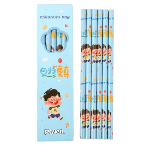 6pcs Cartoon Kinder Bleistift Holz Zeichnen Stifte Skizzieren Für Kinderschule Vorräte Strumpffüller Kinder Schreiben Für Hausaufgaben von Wdbild