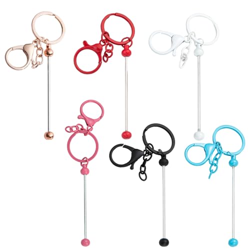 6pcs Farbenfrohe Perlenketten Weihnachts Strumpf Füllstoffe Geschenk Für Kid Student Trendy Accessoire von Wdbild