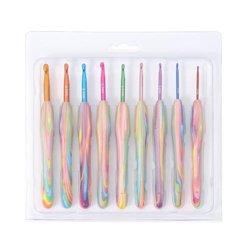 9pcs 2mm-6mm Ergonomisch Häkelhaken Ergonomischer Häkelhakennadel Für Anfänger Erfahrener Hobbyist von Wdbild