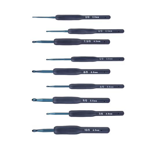 9pcs Ergonomische Häkelhaken 9 Größe Häkelhaken Für Anfänger Strick Pulloverschalte Bag Socken Und 9pcs Ergonomische Häkelhaken 9 Größe Häkelhaken Für Anfänger Strick Pulloverschalte Bag Socken Und von Wdbild