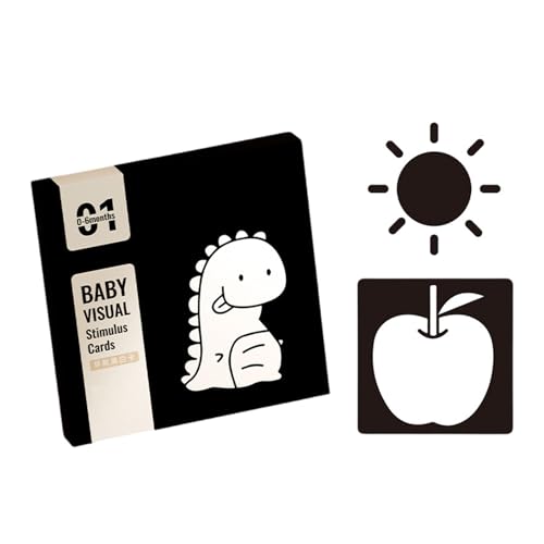 Baby Sensorikkarten Schwarz Weiß Karten Baby Karteikarten Sensorische Spielzeug Visuelle Fähigkeiten Und Stimulation Flashkarten Spielzeug Schwarz Weiß von Wdbild