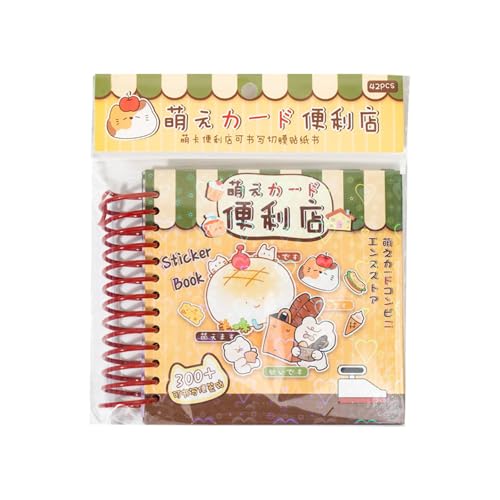 Cartoon Journaling Aufkleber Twin Draht Bindungskleber Notizbilder 42 Blätter Für Note Treffen Sie Scrapbooking Journal Planer Planer Aufkleber von Wdbild