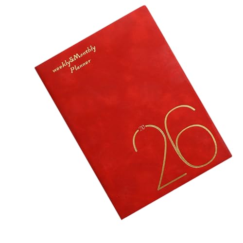Ein 5 2026 Notizbuch Einfaches Journaling Notebooks Lederkalenderplaner Für Arbeitsschule Travel von Wdbild