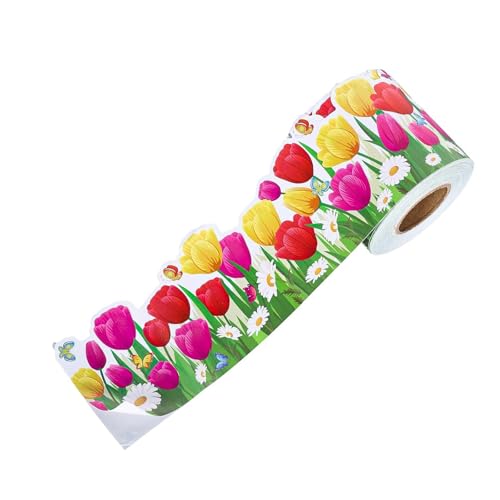 Flower Bulletin Board Border Border Sticker Bulletin Trimmer Poster Board Decors Trimmpapier Aufkleber Flower Bulletin Board Border Border Sticker Bulletin Trimmer Poster Board Decors Trimmpapier Aufkleber von Wdbild