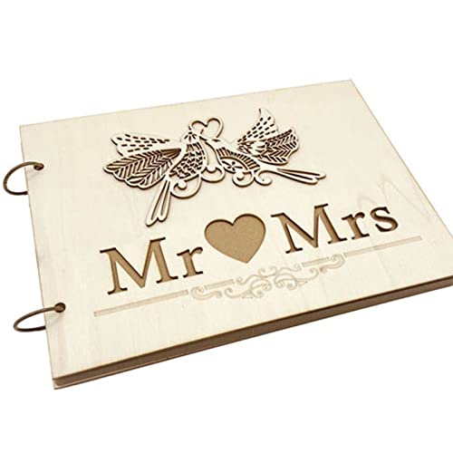 Herr Frau Hochzeit Gästebuch Personalisierte Hölzerne Lovebirds Gästebuch Photo Bücher Gedächtnis Album Herr Frau Hochzeit Gästebuch Personalisierte Hölzerne Lovebirds Gästebuch Photo Bücher Gedächtnis Album von Wdbild