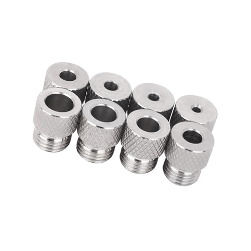 Hochleistungs Edelstahl Bohrrohr Buchse Set Für Bohrwerkzeuge 8pcs M14x1.5 Gewindehülsen Antibekleidung Rollted Kanten Gewinde Bohranleitung von Wdbild