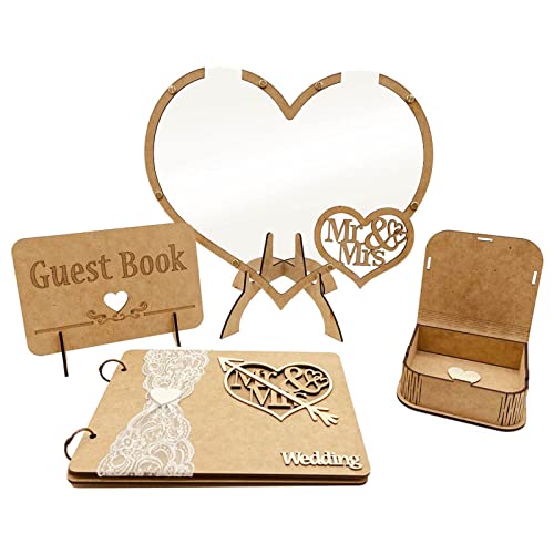 Hochzeit Gästebuch Set Holzliebe Herzverzierung Holzlager Für Hochzeitsempfang Engagement Jubiläum Dekoration Supplies Hochzeit Gästebuch Set Holzliebe Herzverzierung Holzlager Für Hochzeitsempfang Engagement Jubiläum Dekoration Supplies von Wdbild