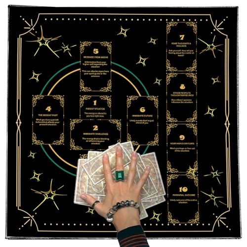 Lesekarte Tarots Tischdecke Göttisch Kartentisch Stoff Wandteppich Astrologie Hexerei Lesekarte Tarots Tischdecke Göttisch Kartentisch Stoff Wandteppich Astrologie Hexerei von Wdbild