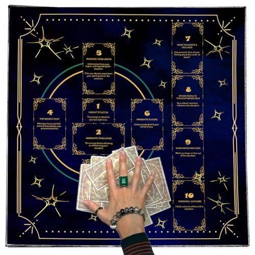 Lesekarte Tarots Tischdecke Göttisch Kartentisch Stoff Wandteppich Astrologie Hexerei Lesekarte Tarots Tischdecke Göttisch Kartentisch Stoff Wandteppich Astrologie Hexerei von Wdbild