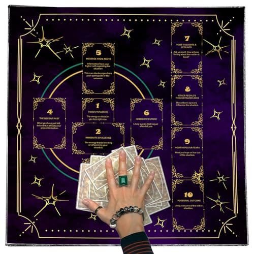 Lesekarte Tarots Tischdecke Göttisch Kartentisch Stoff Wandteppich Astrologie Hexerei Lesekarte Tarots Tischdecke Göttisch Kartentisch Stoff Wandteppich Astrologie Hexerei von Wdbild