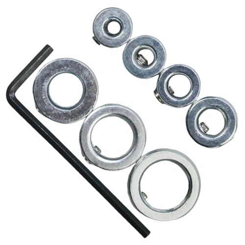 Präzise Bohrer Tiefe Steuerungssatz 7 Stück Einstellbarer Limiter Zum Bohren Von 3-12 Mm Löcher Holzbearbeitung Metall Kunststoffmaterial Bohrungstiefe Steuerzubehör von Wdbild
