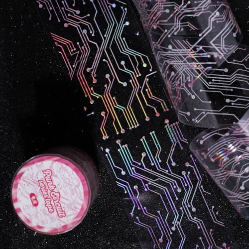 Punk Circuit Design Scrapbooking Aufkleber Klar Wasserdichte Haustierklebeband Für Journals Diaries Craft Steampunk Journal Aufkleber Punk Circuit Design Scrapbooking Aufkleber Klar Wasserdichte Haustierklebeband Für Journals Diaries Craft Steampunk Journal Aufkleber von Wdbild