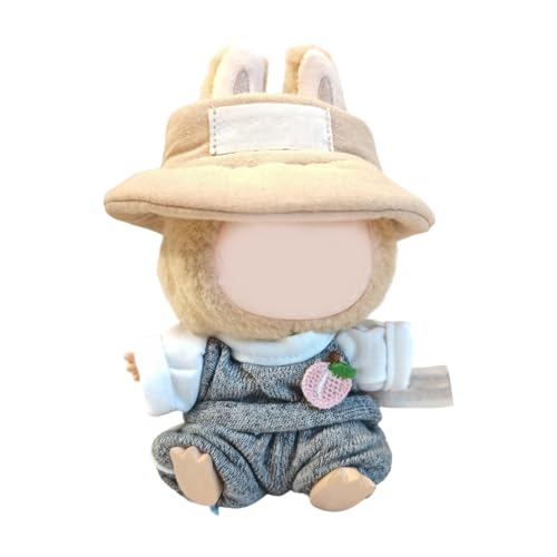Puppen Outfit Set Suspender Und Für 15 cm Figur Doll Weiche Polyester Overalls Passen Passungshut Display Kleidung Puppen Outfit Set Suspender Und Für 15 cm Figur Doll Weiche Polyester Overalls Passen Passungshut Display Kleidung von Wdbild