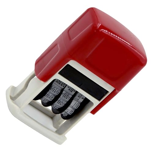 Stempelstempelstempel Dater Anpassable English Date Stempel Für Scrapbooking Verpackungskautschuk Roller Stempel Für Büroversand Und Empfangsdatumstempel von Wdbild